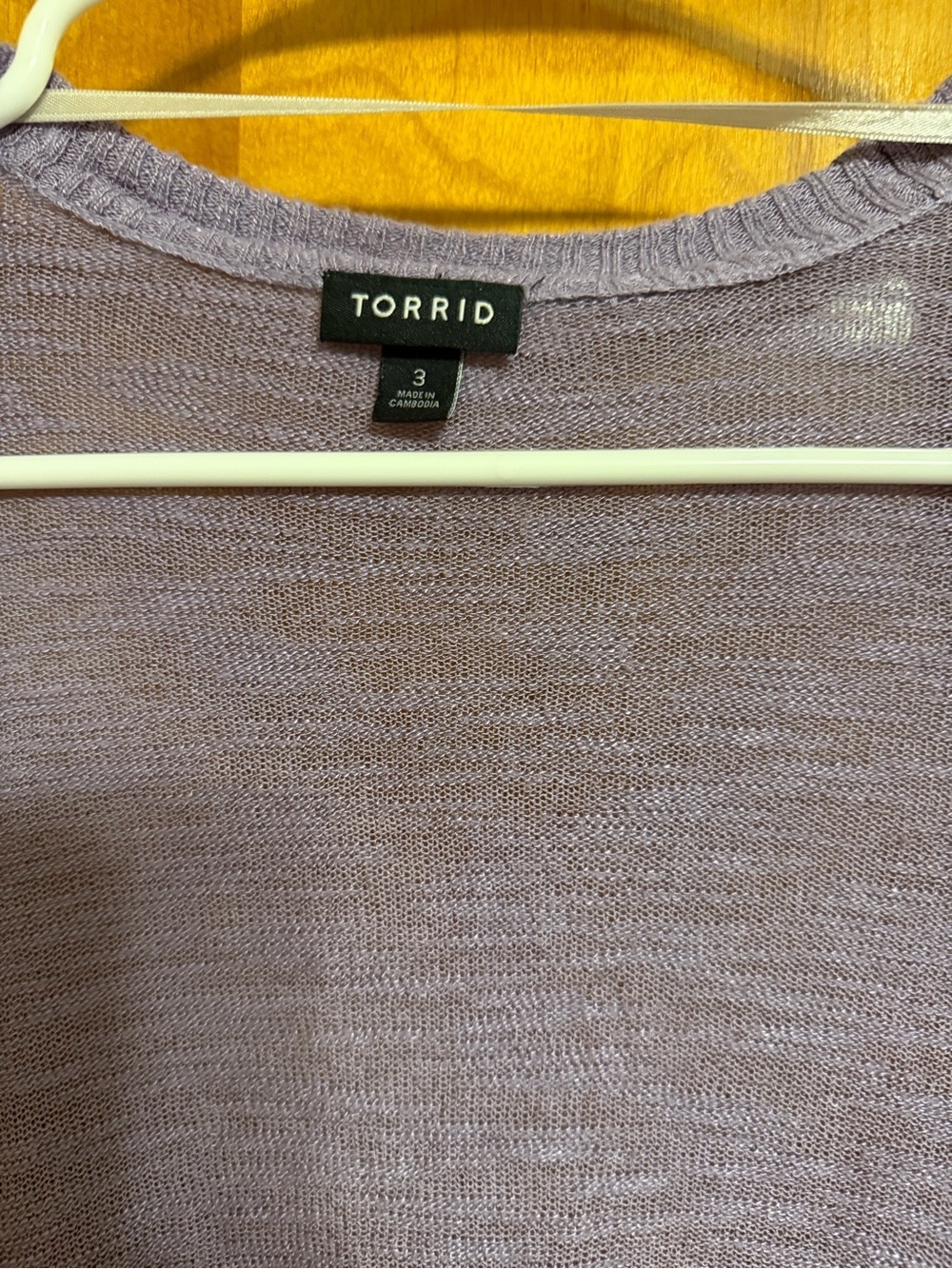 torrid Lilac Open-Front Lightweight Cardigan - Picture 2 of 4